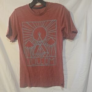 Volcom Woman's Rust Graphic Tee
